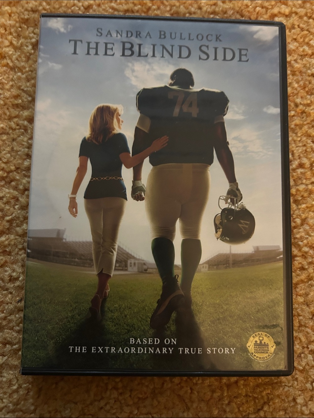 The Blind Side (Blu-ray/DVD) - Sandra Bullock - Black/Green Case